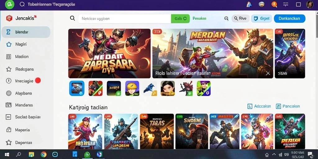 Gambaran level baru yang menantang dan penuh warna.