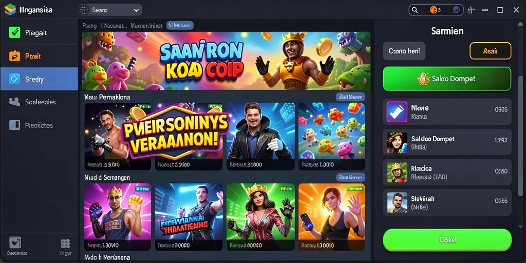 Screenshot menunjukkan level menantang dengan grafik yang memukau.