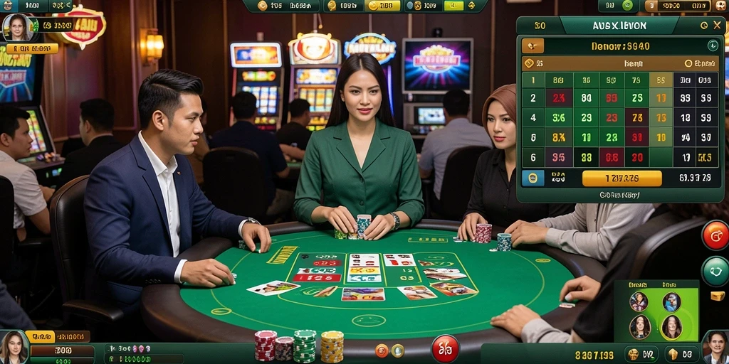 Tangkapan layar menunjukkan menu permainan yang intuitif.