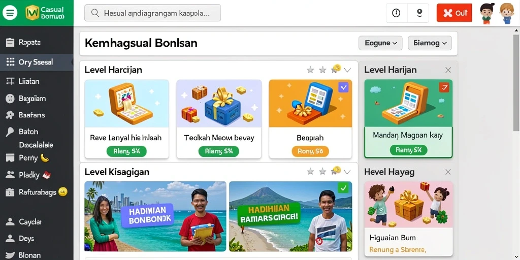 Tangkapan layar memperlihatkan mode multiplayer dengan pemain lain.