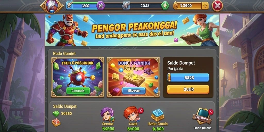 Momen seru dalam mode kompetisi online.