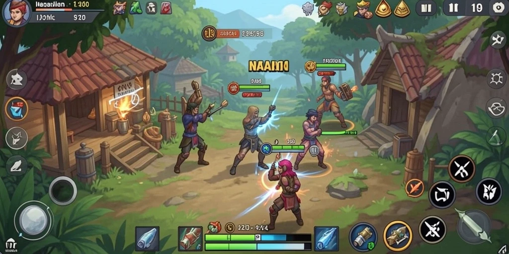 Level menantang yang menguji strategi Anda.