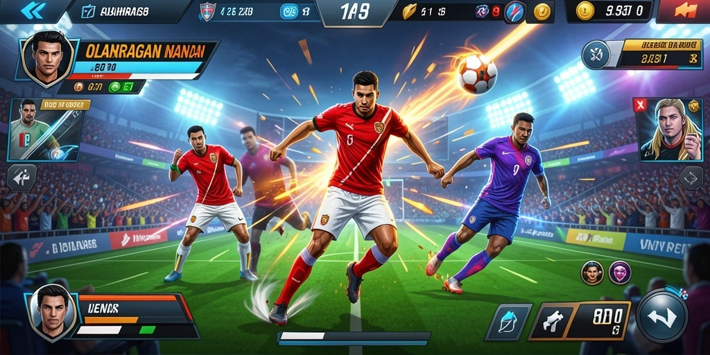 Interaksi multiplayer dengan pemain lain.